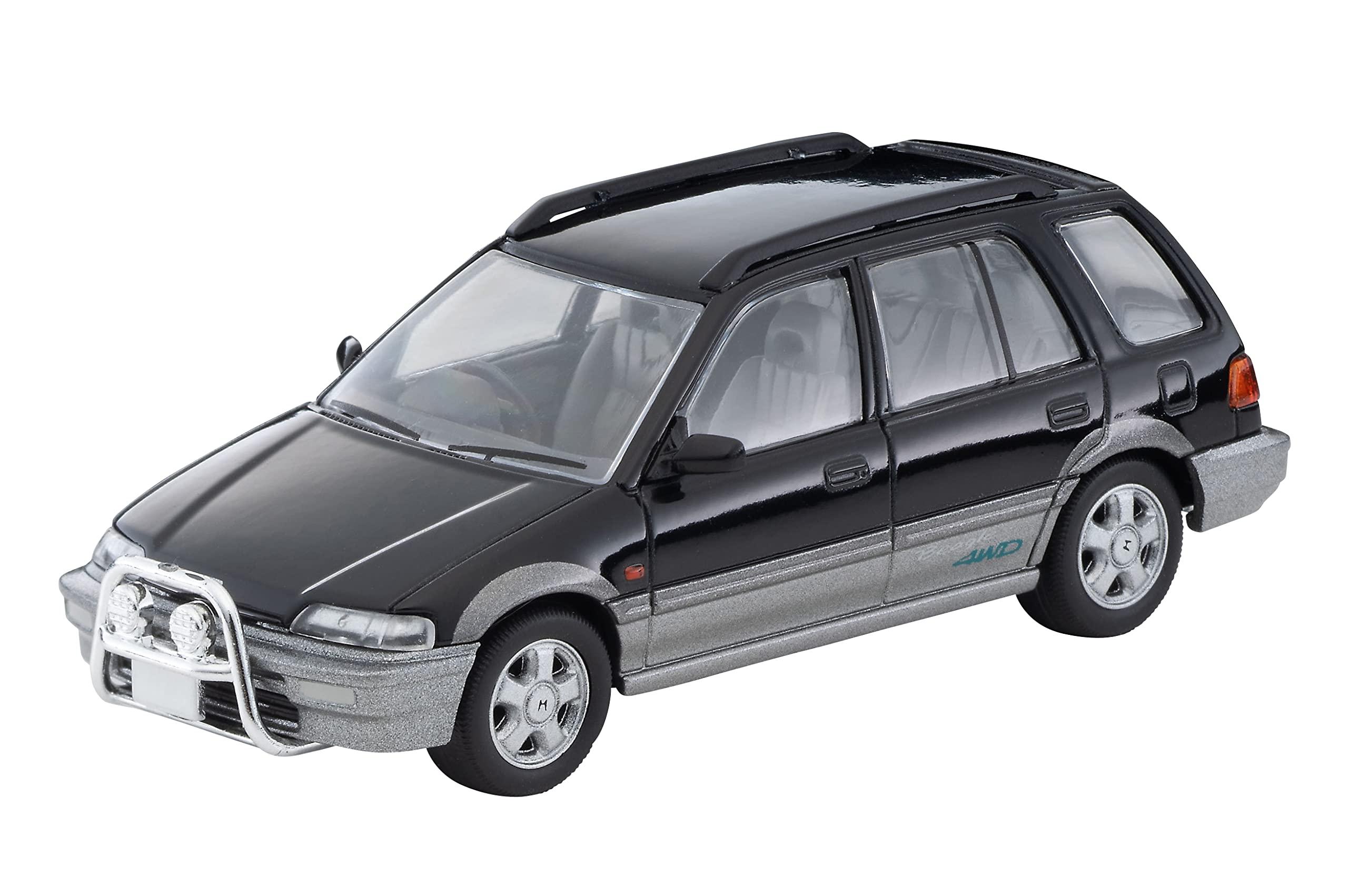 TOMYTEC Tomica Limited Vintage Neo 1/64 LV-N293a Honda Civic Shuttle Beagle Black/Gray 1994 Model Ready-to-Run