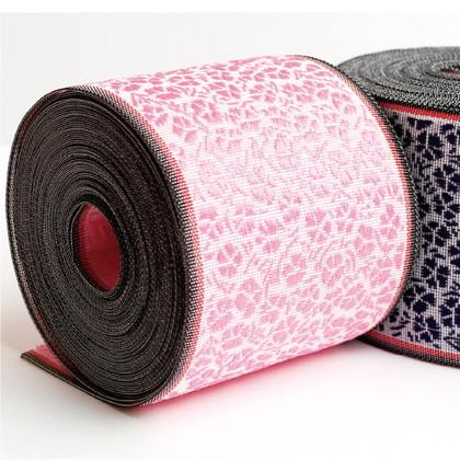 Nippon Chuko Handicraft Tatami Edge Tape Nadeshiko Pink 8cm Width × 10m Roll 1 Roll HER523 Japanese Handicrafts Japanese Handicraft Materials Tatami Edge Tape