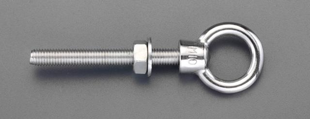 M10x80mm Long Eye Bolt (Stainless Steel)