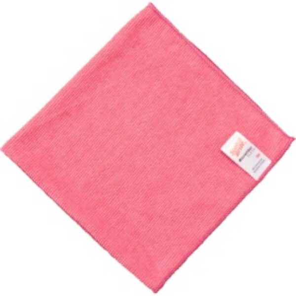 3M Microfiber Cloth, Cleaning Cloth, Industrial Use, Red, 10 Sheets, Scotch-Brite WC2012 RED