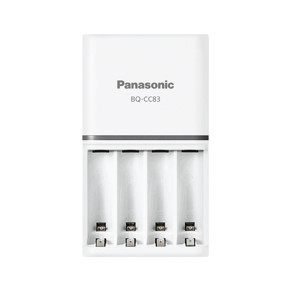 Panasonic BQ-CC83 Basic Charger for AA and AAA Nickel-Metal Hydride Batteries BQCC83 (BQ-CC83)