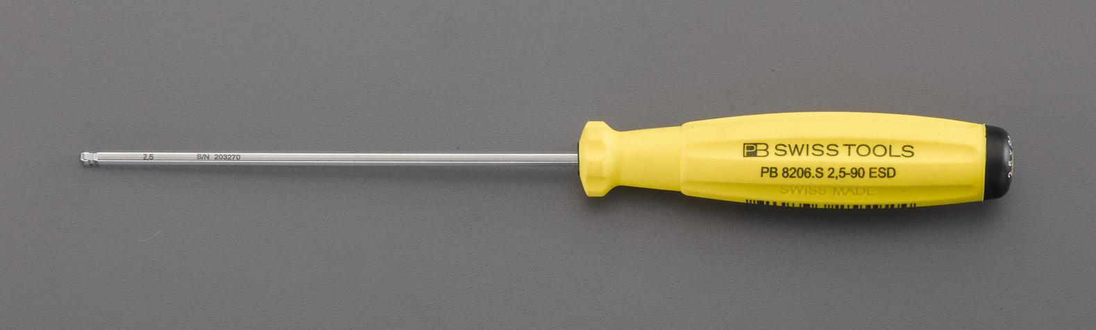 2.5x90mm [Ball-Hex] Screwdriver (ESD)