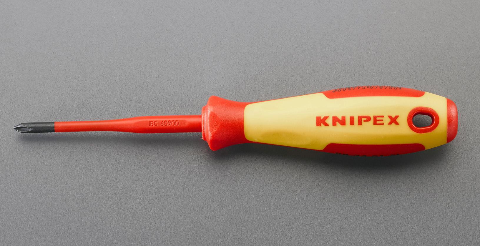 #1x80mm[+] Screwdriver (Insulated/Tapered Shank)