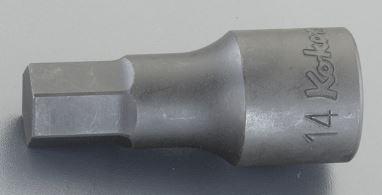 ESCO [INHEX] Bit Socket 1/2" DR x 21mm/60mm EA618CR-21