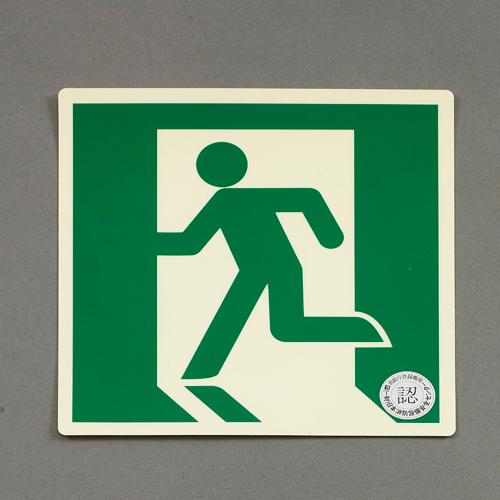 120x120mm [Medium-Luminance Phosphorescent] Exit Sign