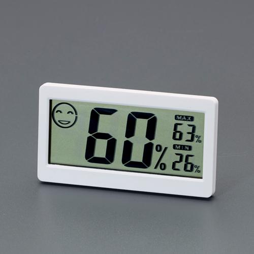 Maximum/Minimum Thermometer and Hygrometer (Digital)  88×16×48mm