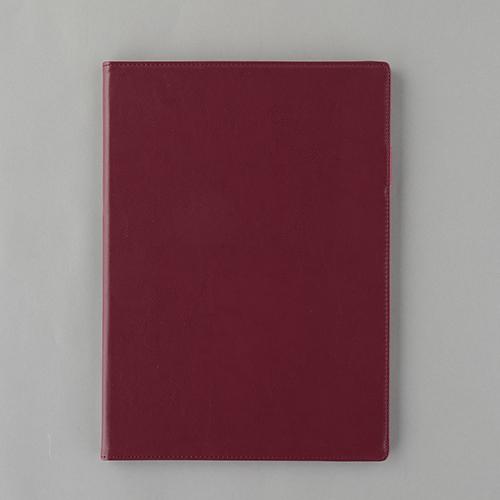 320x230mm Clip File (Folded in Half/Red) Wine Red 320×230×12