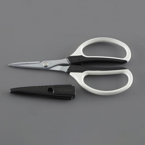 160mm Scissors - All-Purpose (with cap, black)