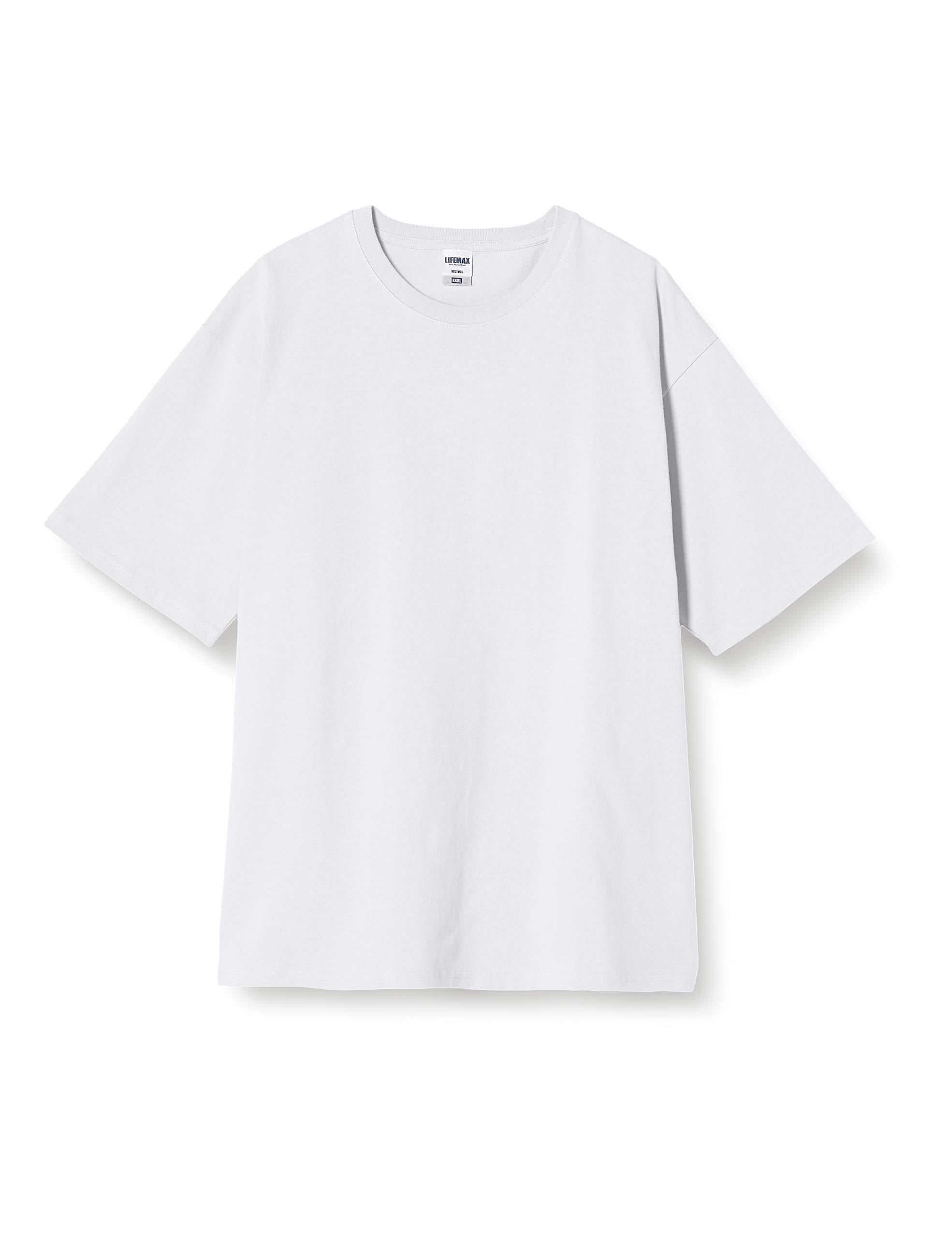 [LifeMax] Extra Heavyweight T-Shirt 10.2oz Super Heavyweight T-Shirt MS1156 White XL