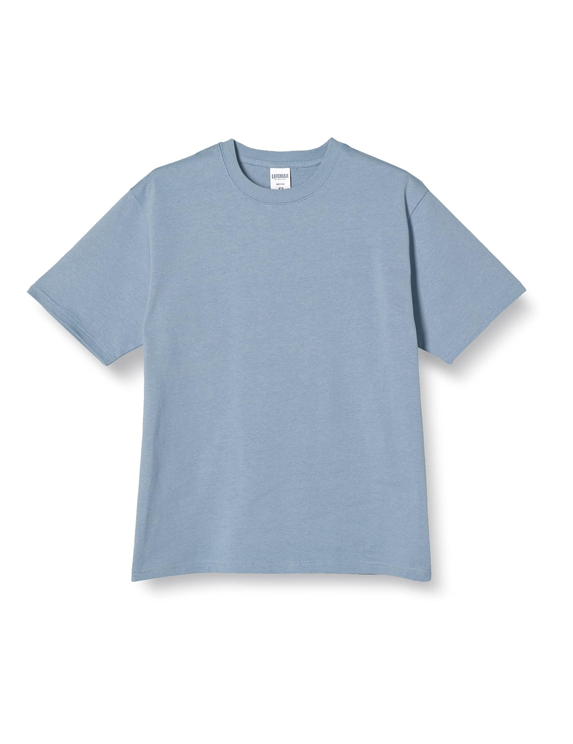 [LifeMax] Extra Heavyweight T-Shirt 10.2oz Super Heavyweight T-Shirt MS1156 Smoky Blue 2XL