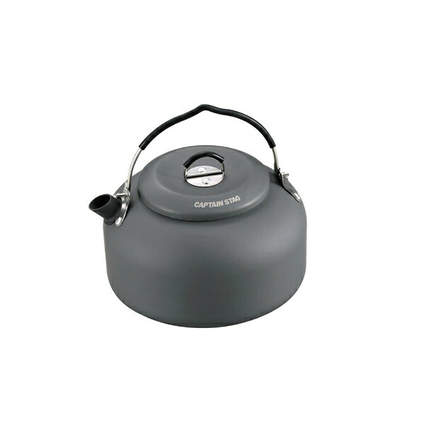 Captain Stag Camping Kettle for Barbecue, Aluminum Camping Kettle, 1.3L