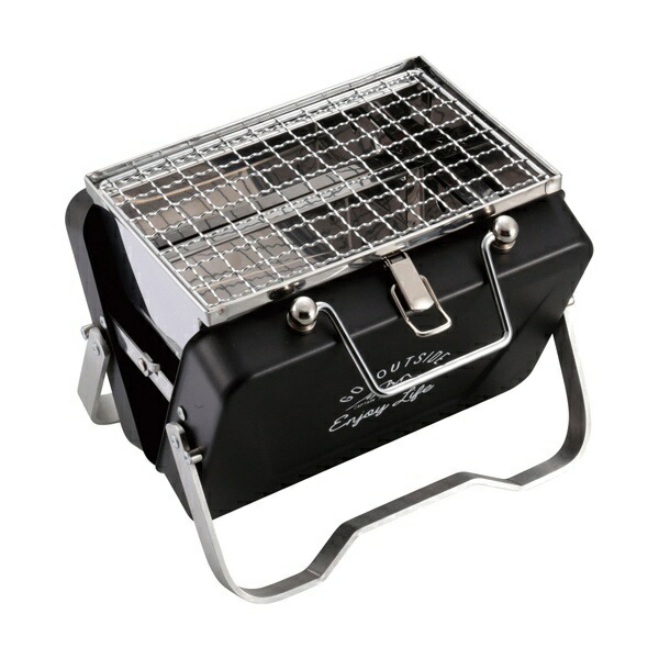 CAPTAIN STAG Barbecue Grill V-Type Tabletop Grill B6 Model Black Monte UG-78