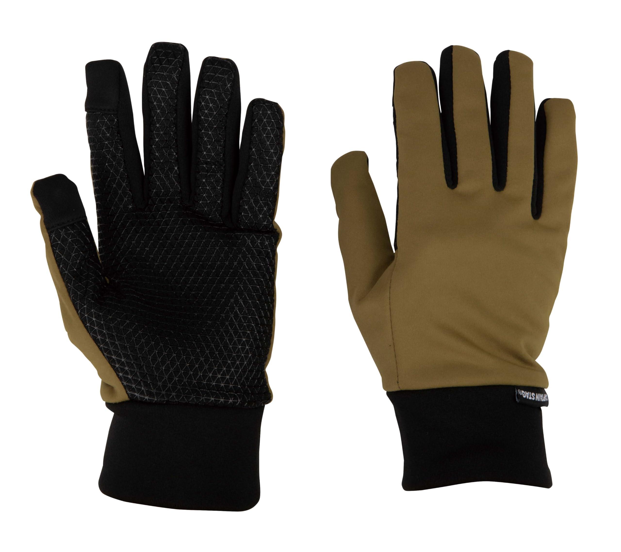 [Captain Stag] Gloves Windproof Cold-Resistant Lightweight Windproof Gloves Smartphone Compatible M Size Khaki UX-1251