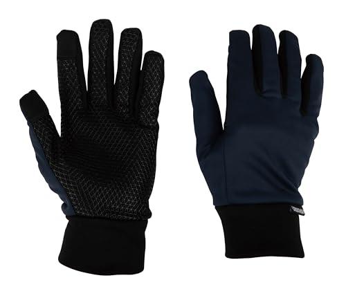 [Captain Stag] Gloves Windproof Cold-Resistant Lightweight Windproof Gloves Smartphone Compatible L Size Navy UX-1255