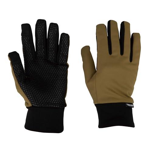 [Captain Stag] Gloves Windproof Cold-Resistant Lightweight Windproof Gloves Smartphone Compatible Size S Khaki UX-1266
