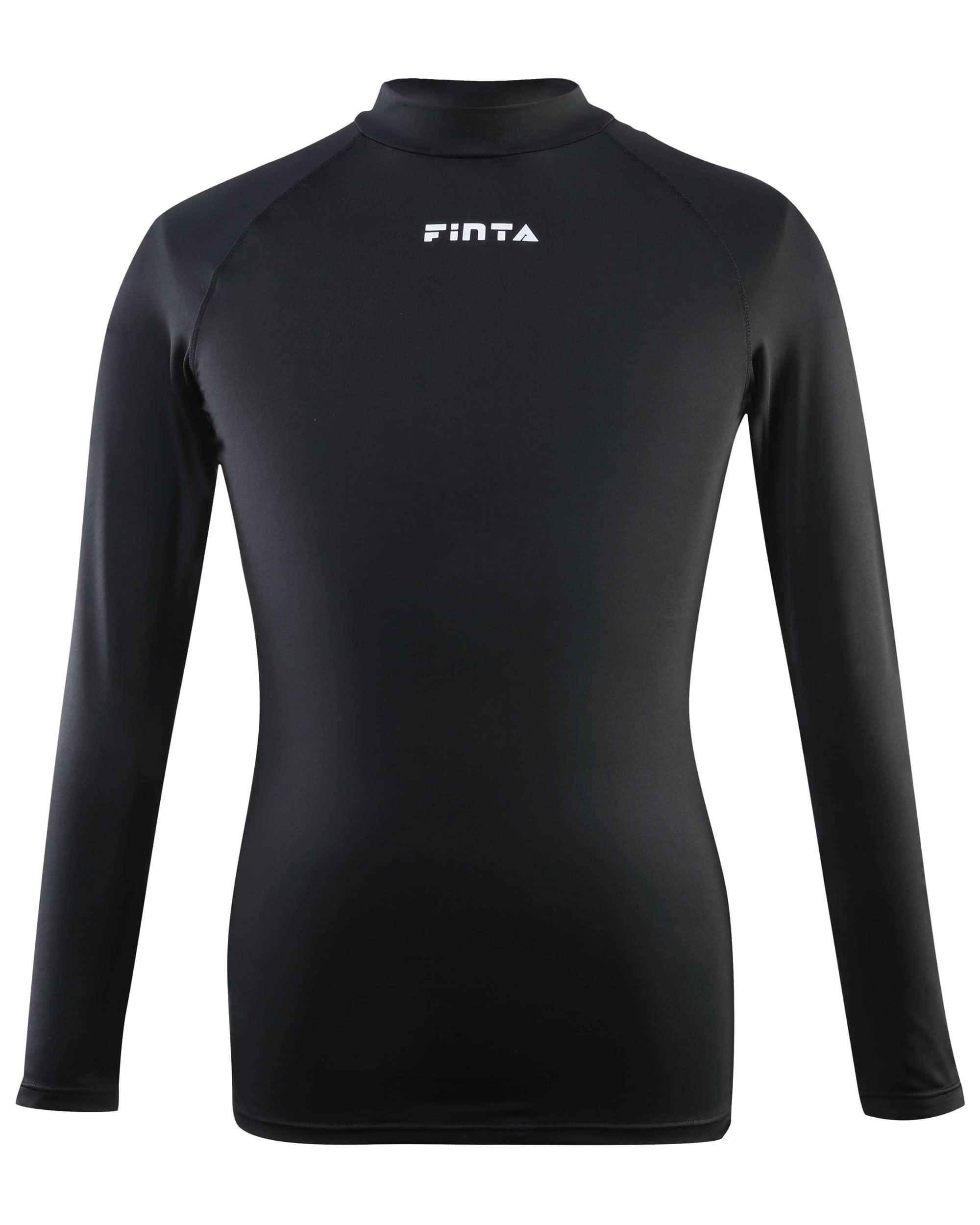 [FINTA] FINTA Soccer Futsal Junior Jr. High Neck Base Layer Shirt FTW7028 (005) Black 150