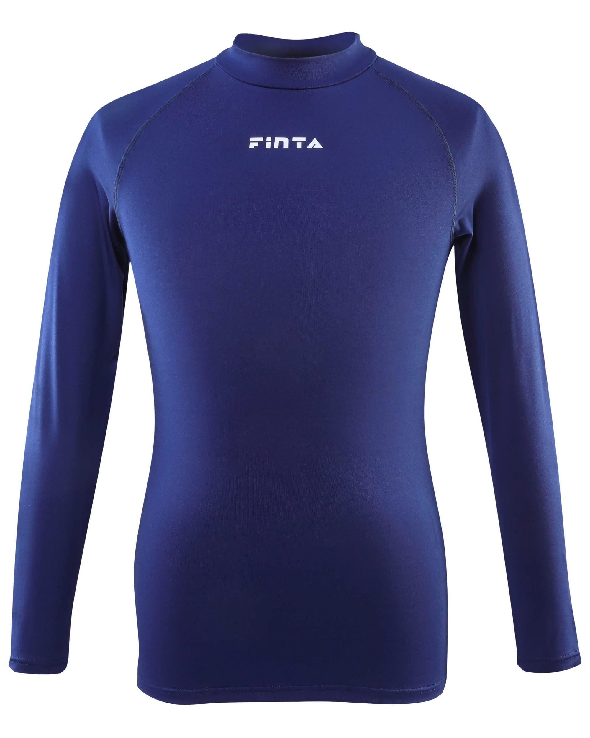 [FINTA] FINTA Soccer Futsal Junior Jr. High Neck Base Layer Shirt FTW7028 (011) Navy 130
