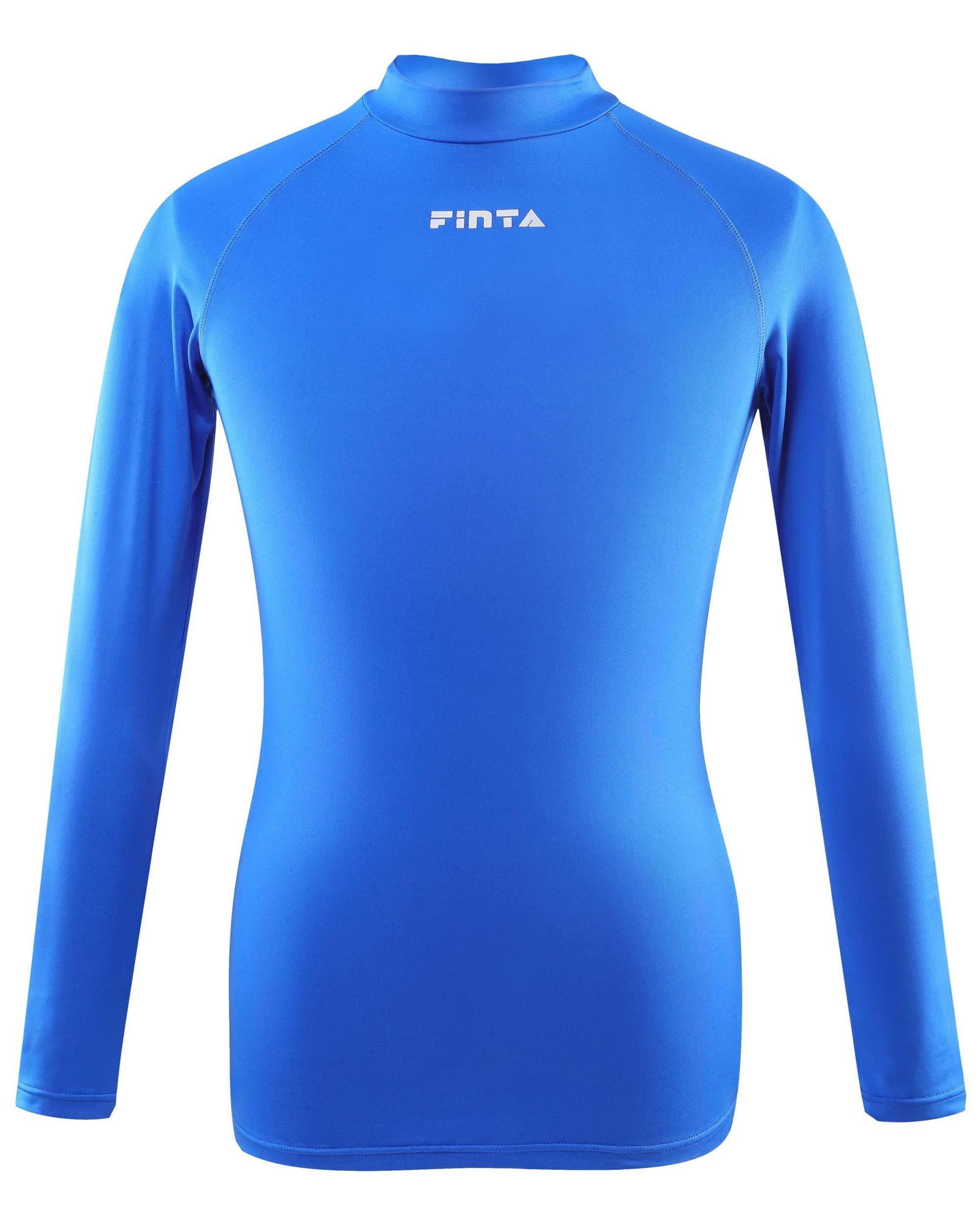 [FINTA] FINTA Soccer Futsal Junior Jr. High Neck Inner Shirt FTW7028 (021) Blue 160