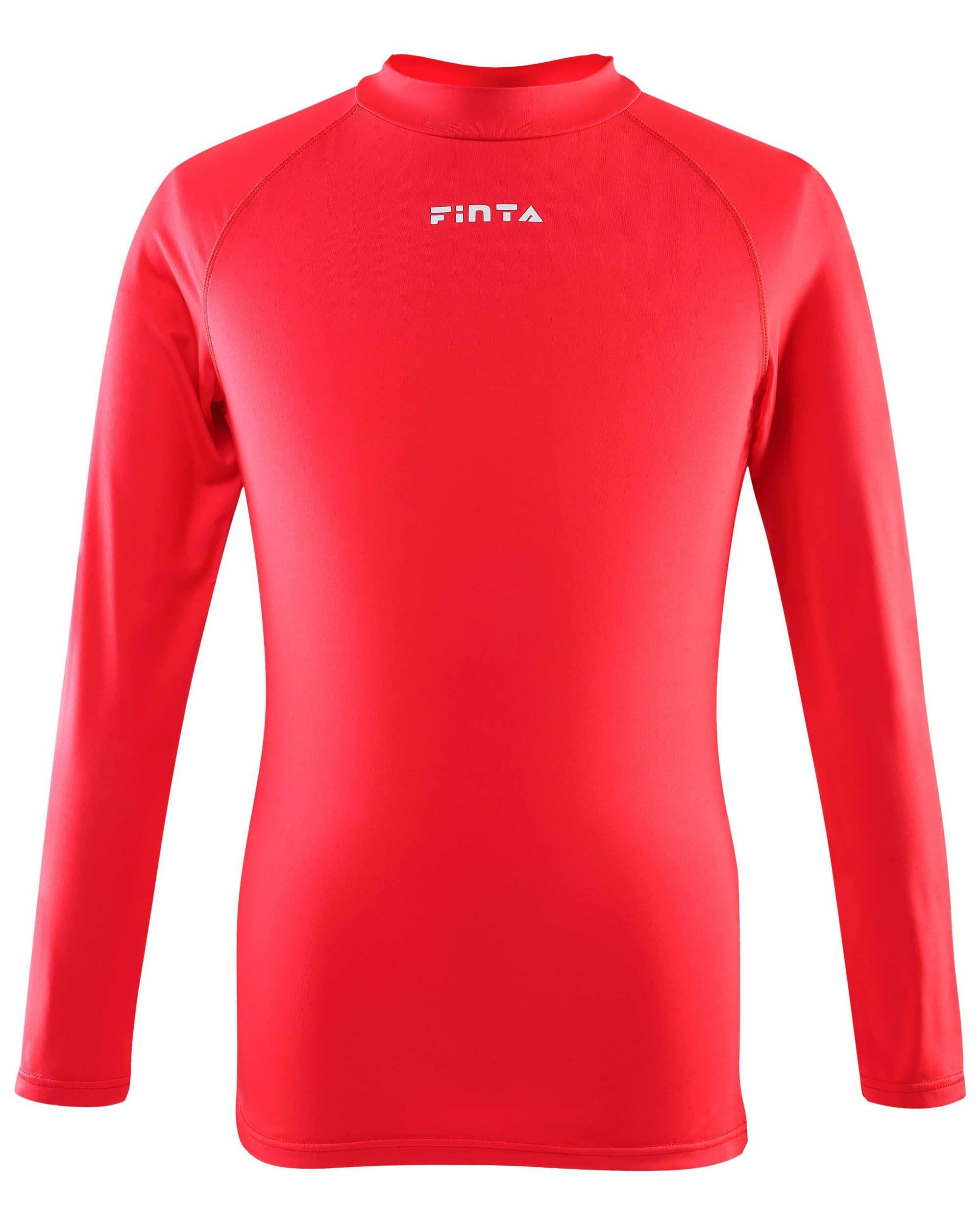 [FINTA] FINTA Soccer Futsal Junior Jr. High Neck Inner Shirt FTW7028 (071) Red 150