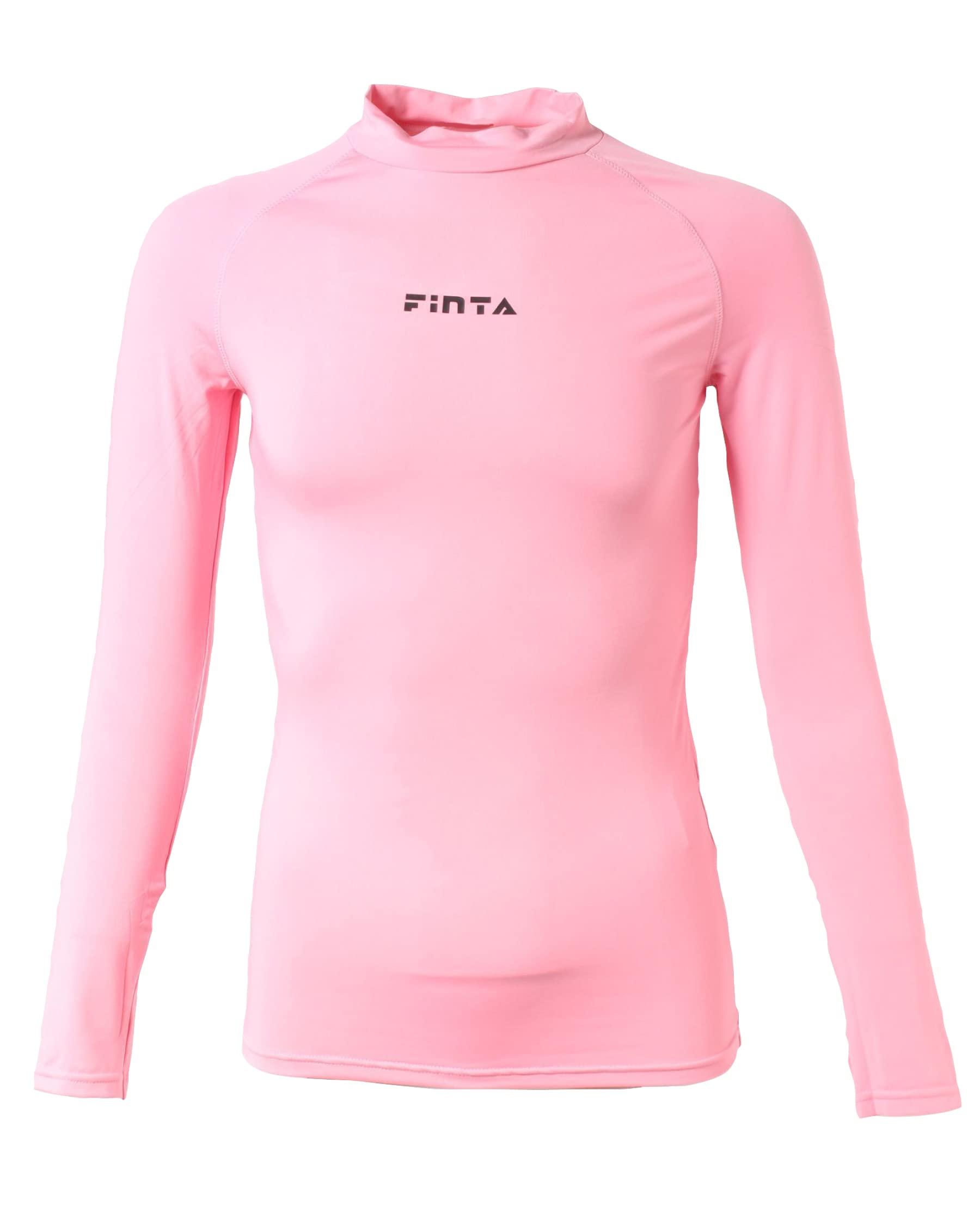 [FINTA] FINTA Soccer Futsal Junior Jr. High Neck Inner Shirt FTW7028 (072) Pink 150