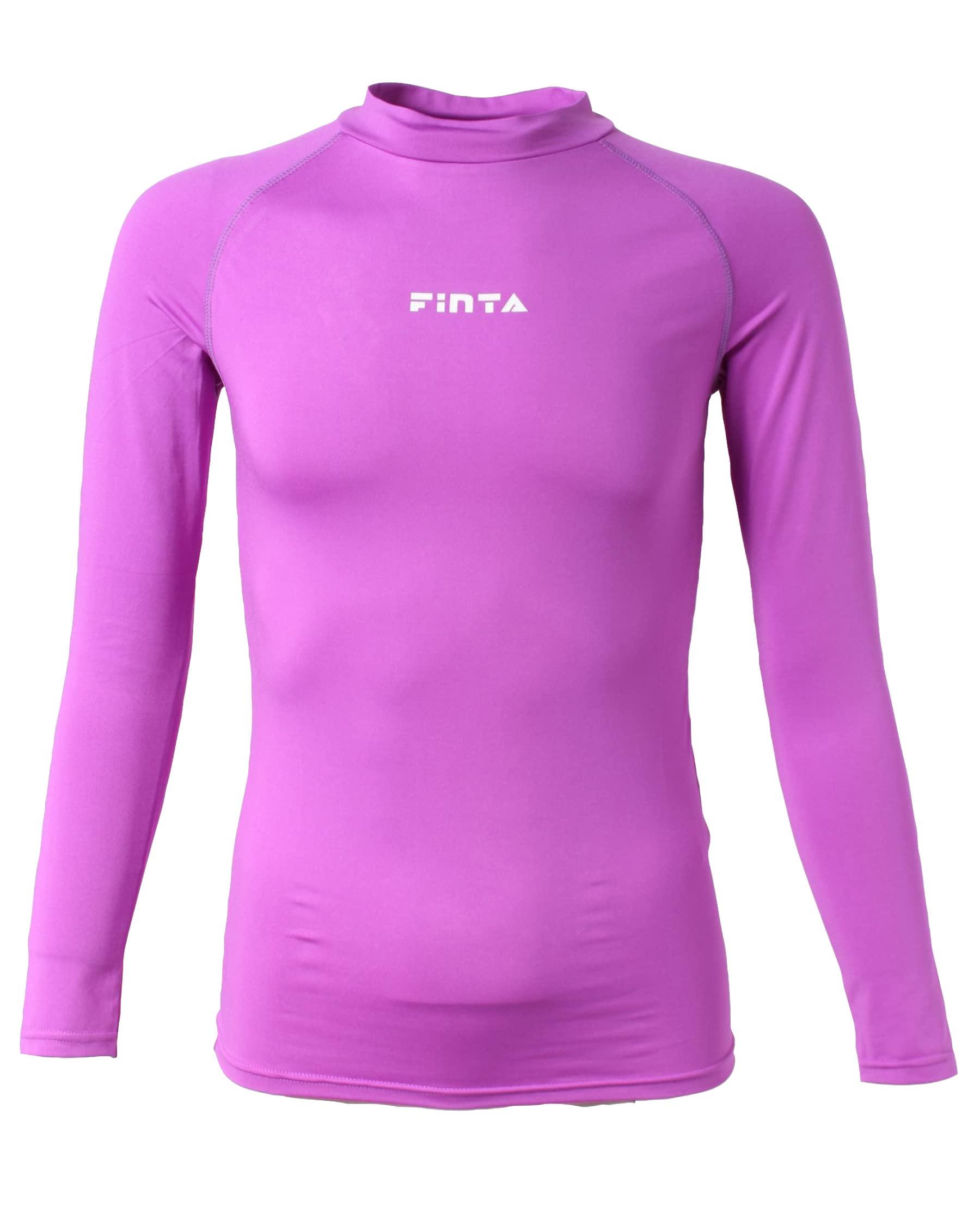 [FINTA] FINTA Soccer Futsal Junior Jr. High Neck Inner Shirt FTW7028 (081) Purple 130