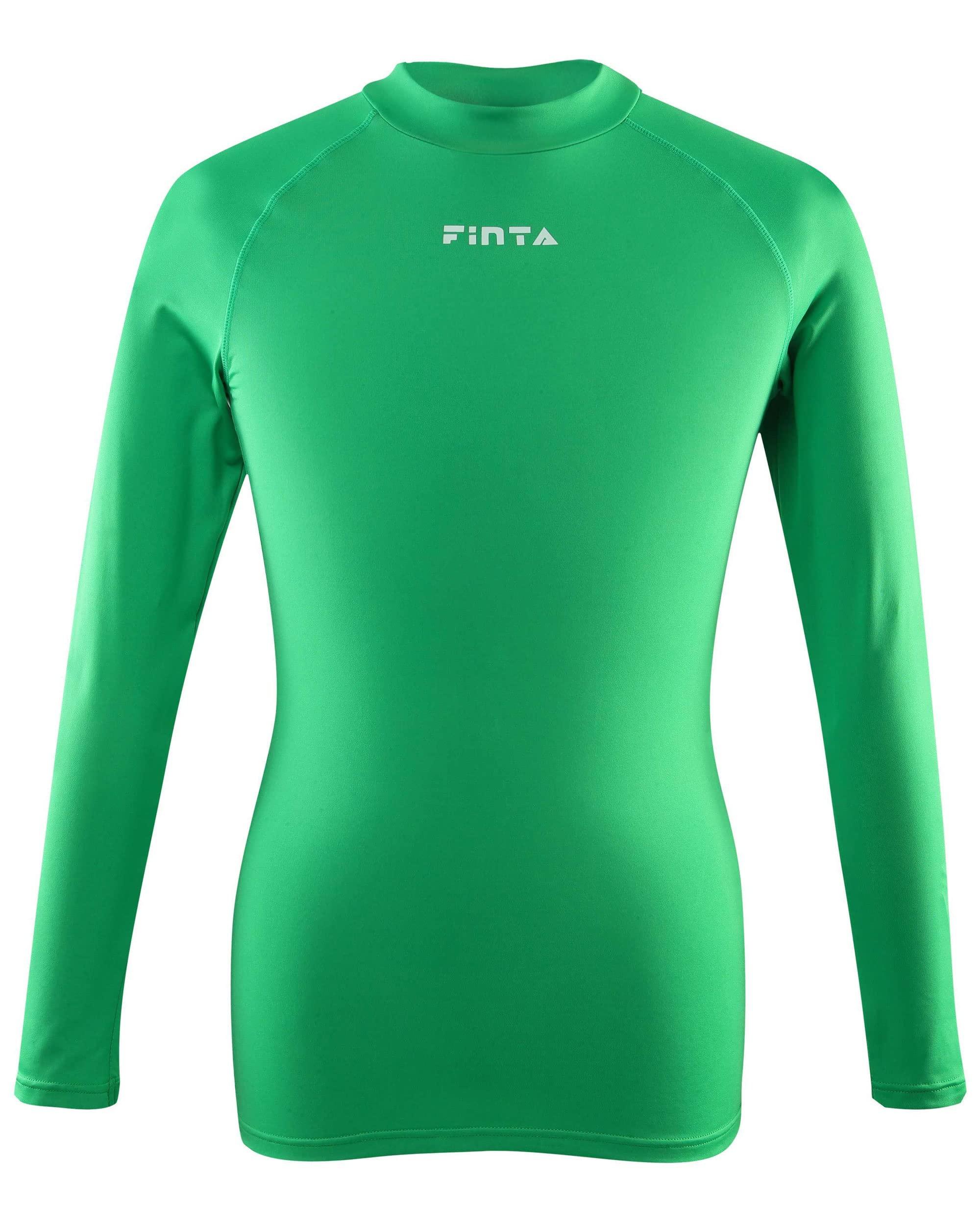 [FINTA] FINTA Soccer Futsal Junior Jr. High Neck Inner Shirt FTW7028 (031) Green 140