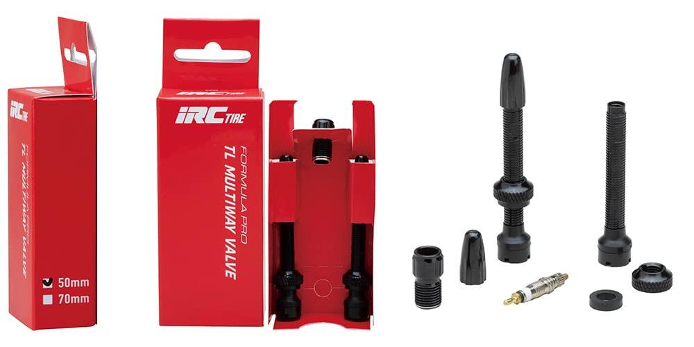IRC Tire Bicycle Formula Pro Tubeless Multiway Valve 50mm FORMULA PRO TL MULTIWAY VALVE 2-Pack 999921