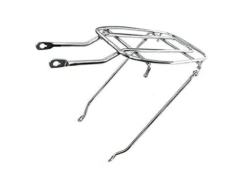 SHOWA INDUSTRIES Class 27 Rear Carrier for City Bikes, Seat Pin Mount, High-Rise Type, 22-inch Model <SH Dimensions 285~315> Chrome Plated NP-27H 22 CP