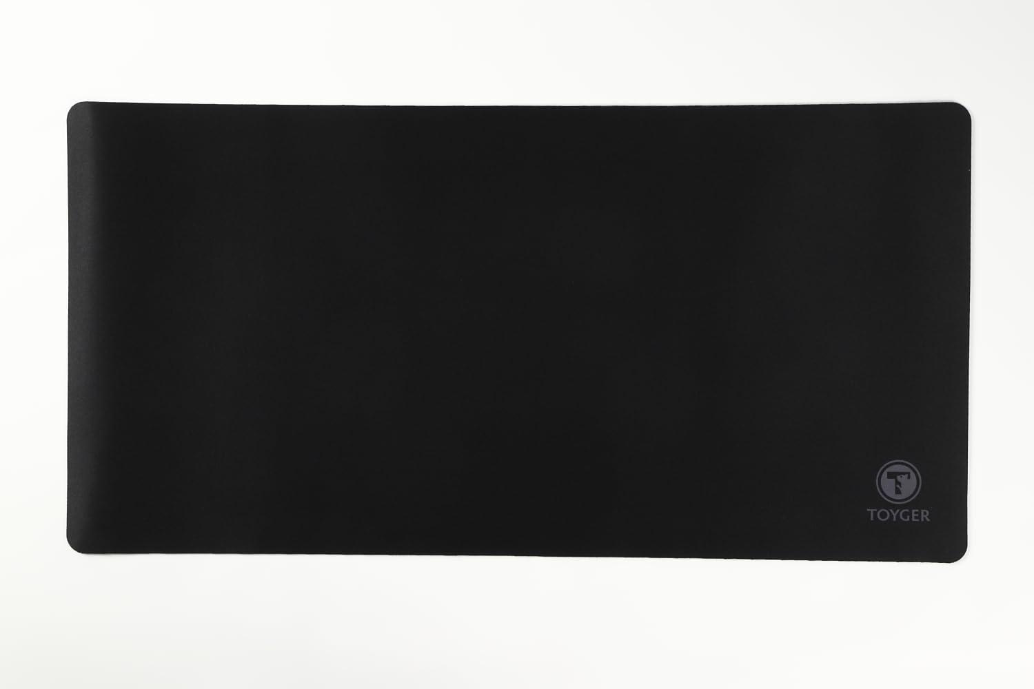 TOYGER Plain Playmat Simple, solid-color, easy-to-use playmat (Black)