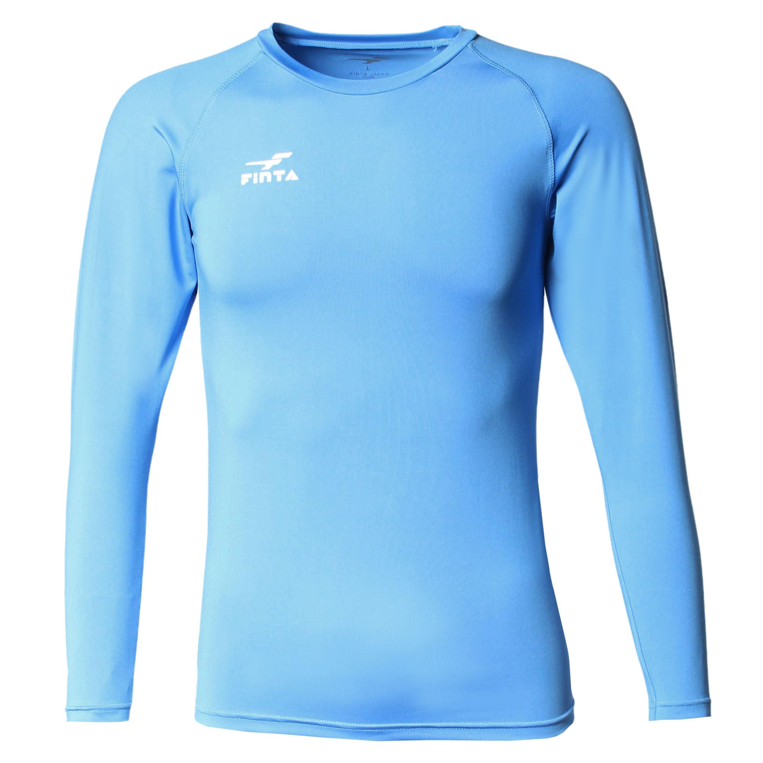 [FINTA] FINTA Soccer Futsal Stretch Long Sleeve Cool Neck Undershirt FT5997 (2200) Sax L