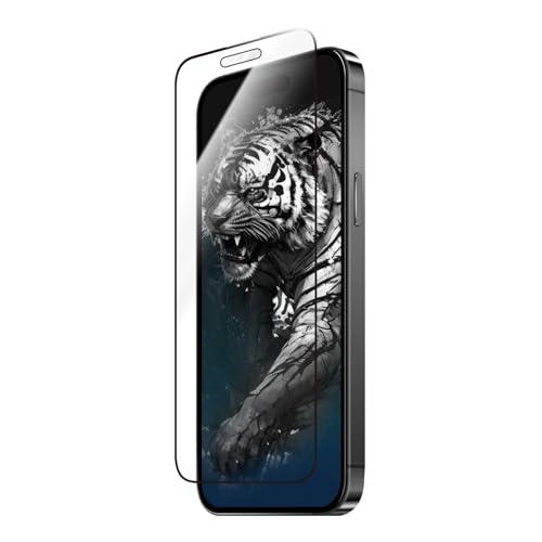 Leplus iPhone 15/iPhone 15 Pro Glass Film “TIGER GLASS” Full Coverage Blue Light Cut Clear Tempered Glass Protective Film LN-IM23FGFTB