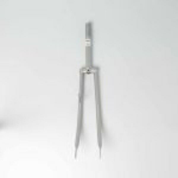 Fork with B-type attachment for lightweight bicycles, 26-inch, 22cm stem length, silver