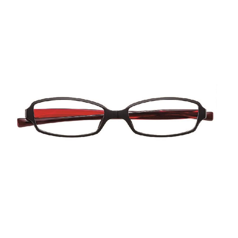 Foldable Reading Glasses Unusual Glasses Glasses That Don't Look Like Reading Glasses Stylish For Men For Women Reading Glasses Black/Red +2.00
