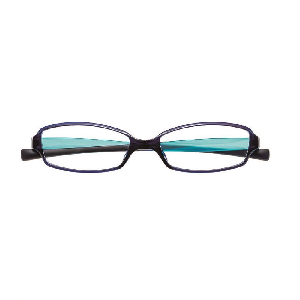Foldable Reading Glasses Unconventional Glasses Reading Glasses That Don't Look Like Reading Glasses Stylish Reading Glasses for Men and Women Navy Aqua +1.00