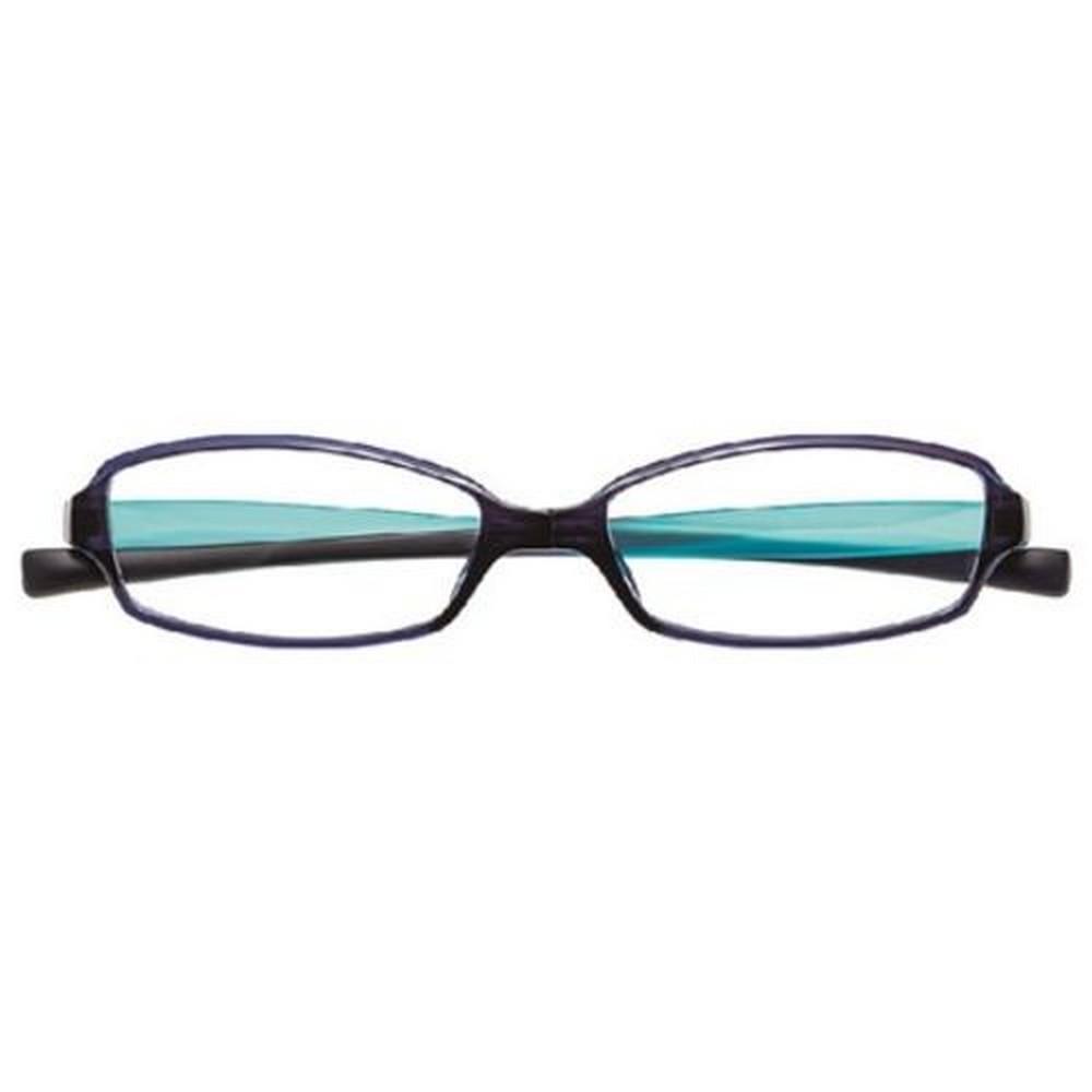 Foldable Reading Glasses Unusual Glasses Glasses That Don't Look Like Reading Glasses Stylish For Men For Women Reading Glasses Navy Aqua +3.00