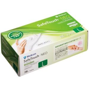Medicom Japan SafeTouch Neo Nitrile Gloves Powder-Free L White SFTJN1134D 1 Box (200 pieces)