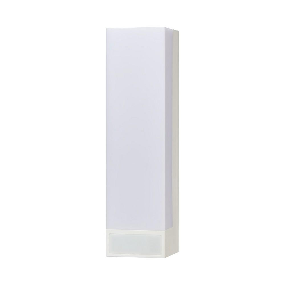 ELPA Indoor LED Motion Sensor Light Square Pillar Type White Long Battery Life White/Orange Switchable Hangable 15-Second Illumination Time 3 AA Batteries Approx. 8-Month Battery Life PM-LF007PIR(W)