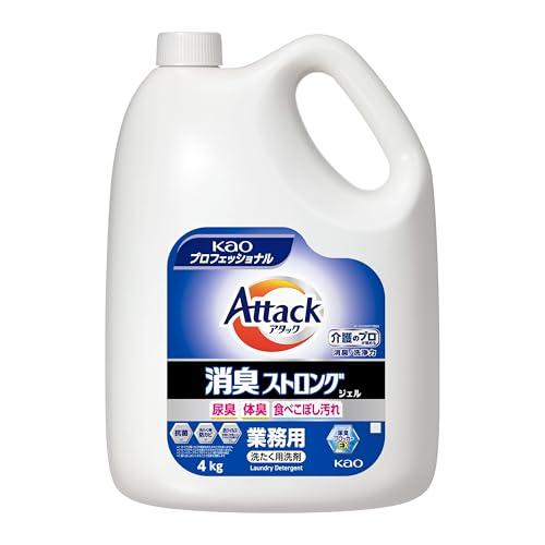 Kao Laundry Detergent Attack Deodorizing Strong Gel 4kg 1 bottle