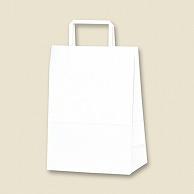 Heyko Handle Paper Bag Flat Handle H25CB S1 White 22x12x31cm 50 Sheets