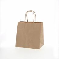 Heyko Handle Paper Bag 25CB Unbleached Plain 240×240mm 50 Sheets 003272301