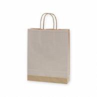 Heyko Handle Paper Bag 25CB MS1 Pindot White 27x8x34cm 50 Sheets