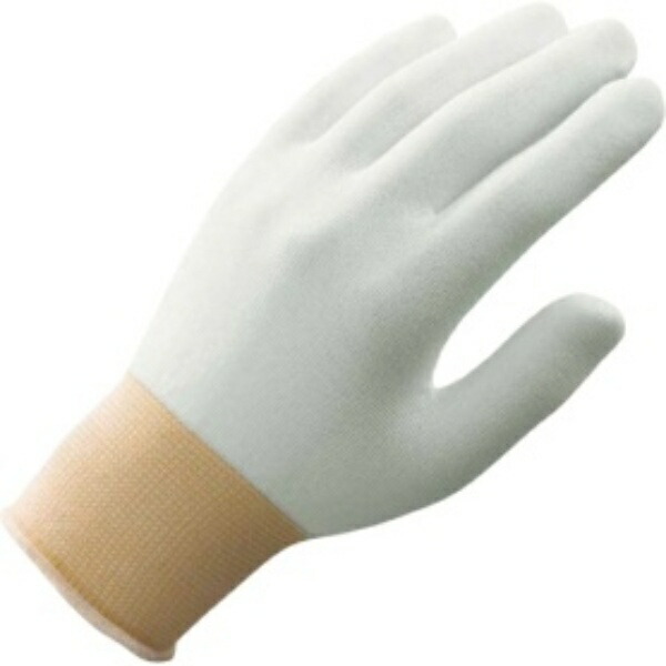 Showa Glove Palm Fit Gloves, 10 Pairs, White, Size L