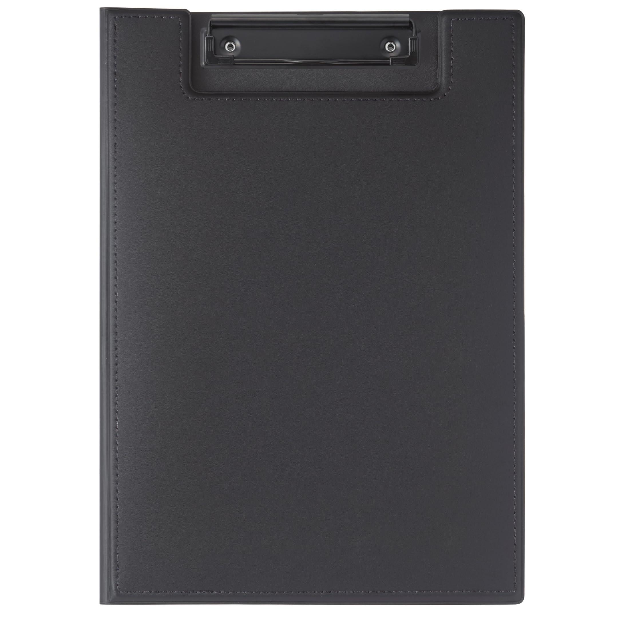 Reimei Fujii Business Clip File A4 Easy-to-maintain, premium-feel clip file Black QF1336B