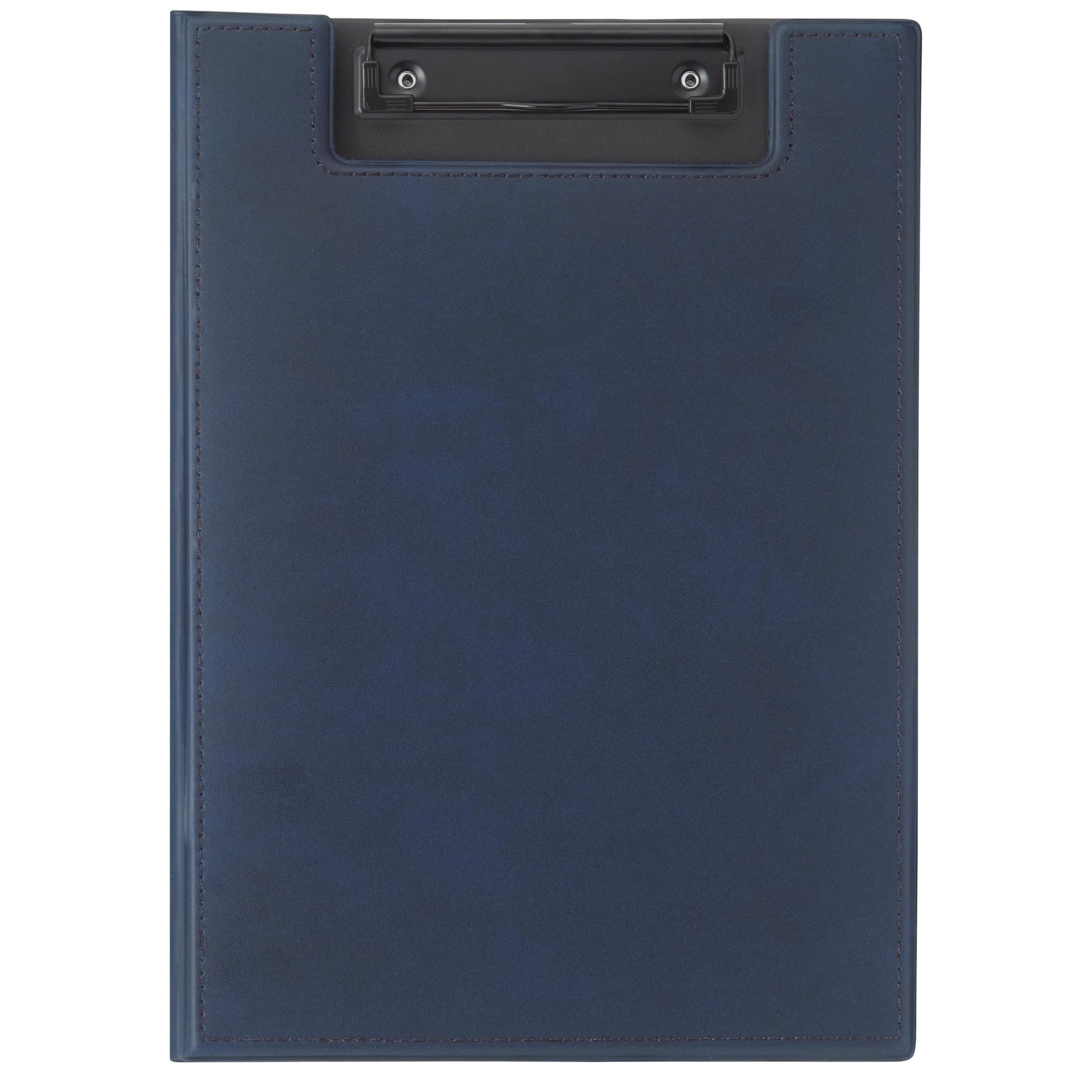 Reimei Fujii Business Clip File A4 Easy-to-maintain clip file with a premium feel Navy QF1336K