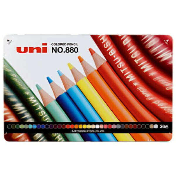 Mitsubishi Pencil Color Pencils 880 Elementary School 36 Colors K88036CP