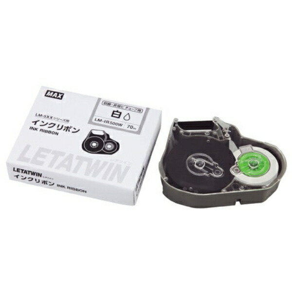 Tube Marker/Letter Twin Replacement Parts Ink Ribbon 1 Roll LM-IR500W