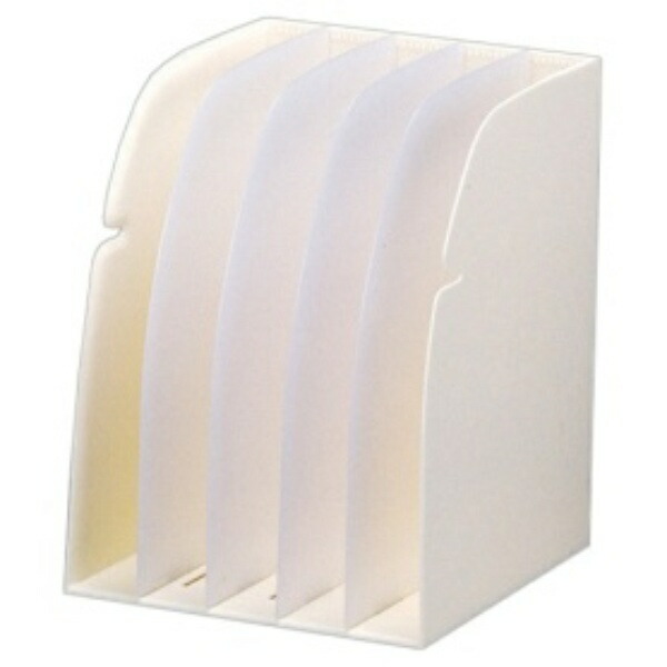 Rihitora Book Stand White A4 Size 4 Dividers G1650-0