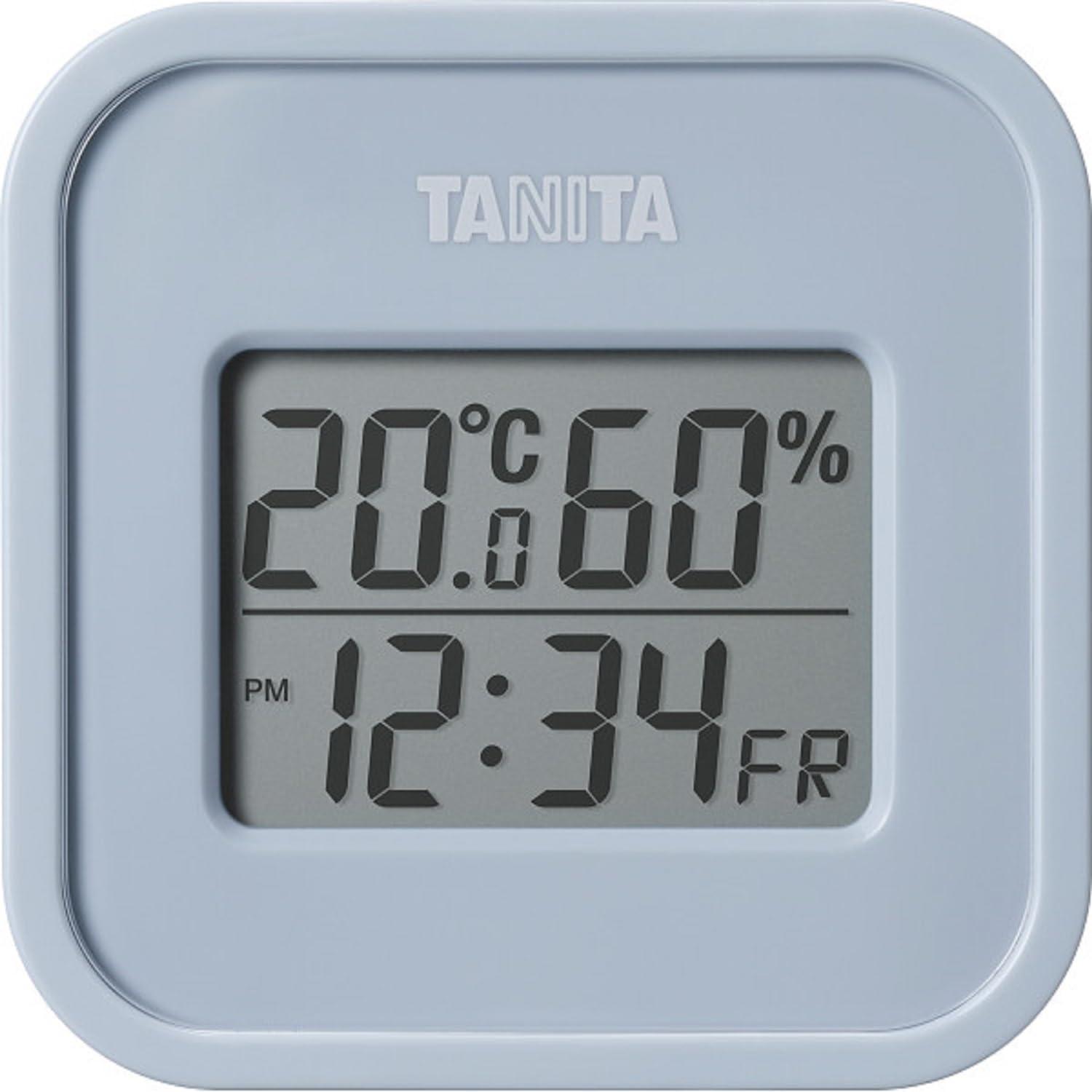 TANITA Digital Temperature and Humidity Meter (Compact) Blue Gray 22422208