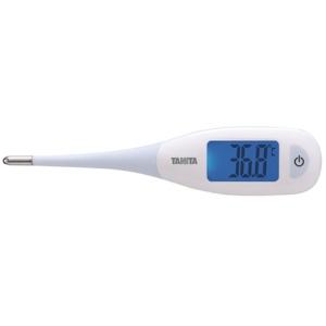 Tanita Digital Thermometer BT-470 Blue 20-Second Rapid Measurement with Prediction Mode Flexible Tip with Backlight and Large Display