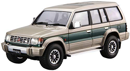 Aoshima Cultural Textbook Co., Ltd. 1/24 The Model Car Series No.107 Mitsubishi V43W Pajero Super Exceed 1991 Plastic Model Kit